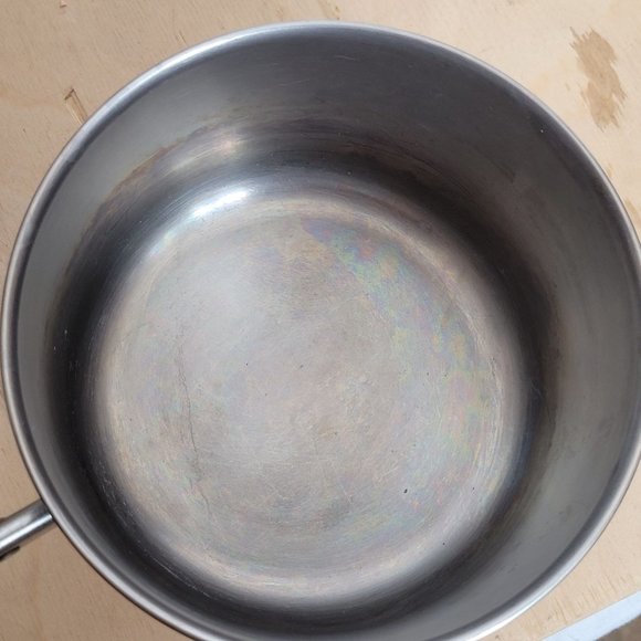 Vintage Revere Ware Copper Clad 1.5 Qt Sauce Pan Pot 5.75 x 3.75 Inches - Picture 5 of 10